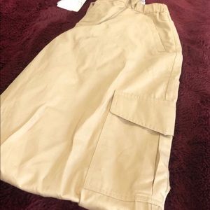 Beige cargo pants